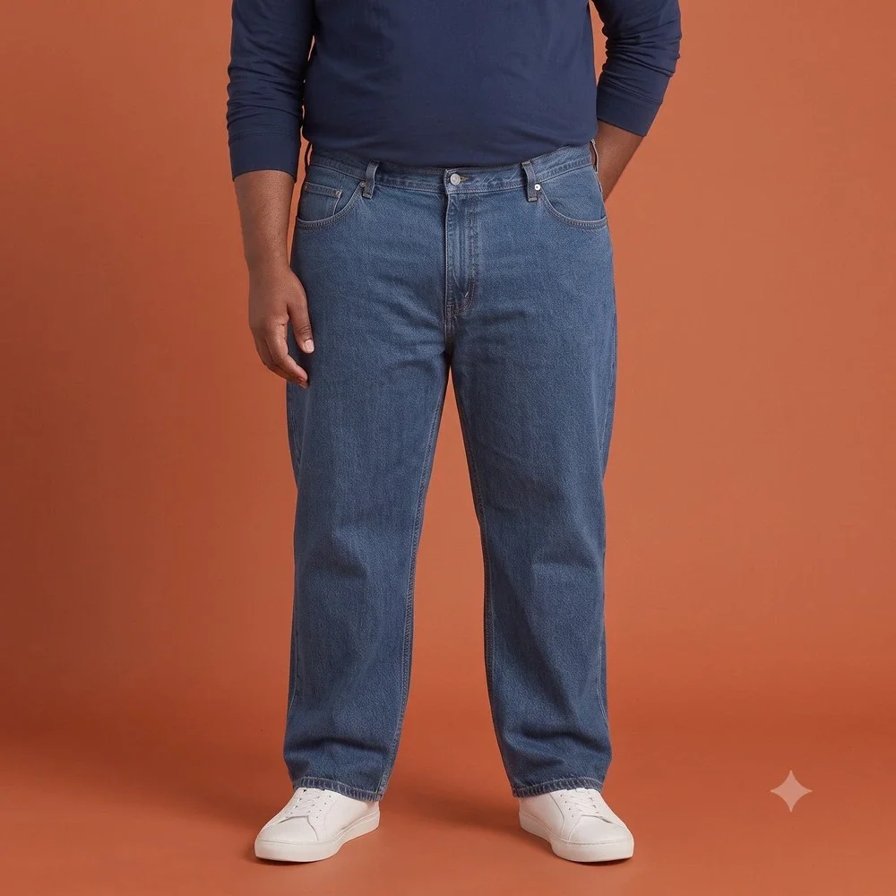 Levi's 550‎ Relaxed Fit Tapered Jeans Mens 48x30 Stonewash Denim 01550-4886